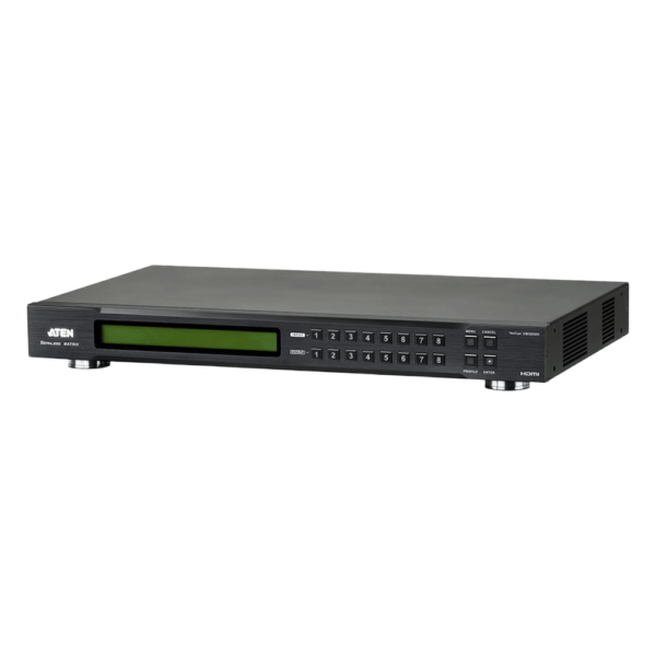 portada_0S1000-716.png Switch de matriz HDMI | 8x8 | con escalador | Compatible con videowall | Seamless Switch™ | IR | RS-232 | Ethernet