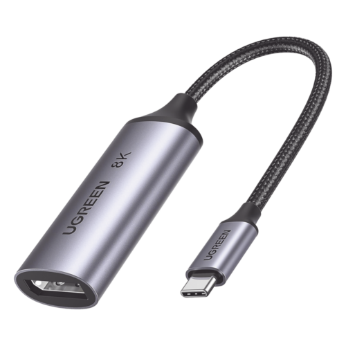 portada_0S1000-743.png Cable Adaptador USB-C a DP 1.4 | 8K@60Hz | 4K@240Hz | Compatible con Thunderbolt 3 & 4 | HDR | eARC | DTS | Dolby | 3D | ALLM | VRR | Admite Multi-Stream (MST) | Longitud del Cable 10 cm (3.94 Pulgadas) | Caja de Aluminio