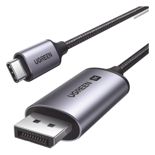 portada_0S1000-745.png Cable USB-C a DP 1.4 | 3 Metros (9.84 Pies) | Compatible con Thunderbolt 3 & 4 | 8K@60Hz | 4K@240Hz | HDR10+ | eARC | DTS | 3D | ALLM | VRR | | FreeSync G-Sync | Caja de Aluminio | Nylon Trenzado | Conector Niquelado | Blindaje Multicapa