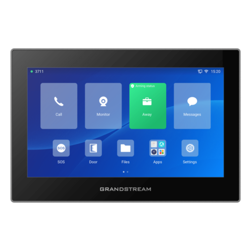 Estación de Intercomunicación SIP con Wi-Fi 6, Bluetooth y Control Total para Agendamiento de Salas y Edificios Inteligentes (Color Negro)