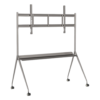 Montaje de Piso Móvil para Pantallas de 75 y 86" / Compatible con VESA / Incluye Soporte para Pantalla