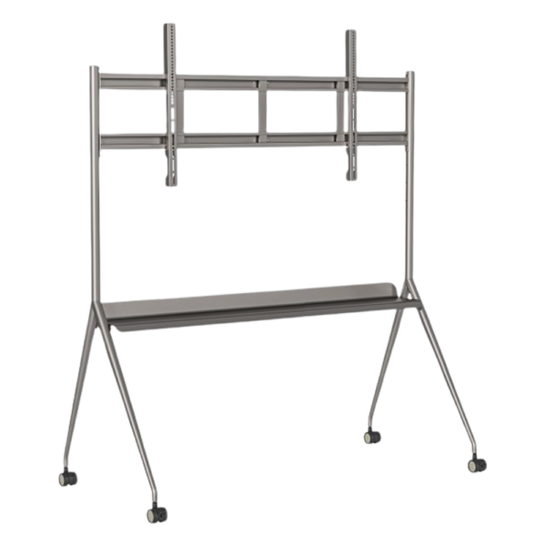 Montaje de Piso Móvil para Pantallas de 75 y 86" / Compatible con VESA / Incluye Soporte para Pantalla
