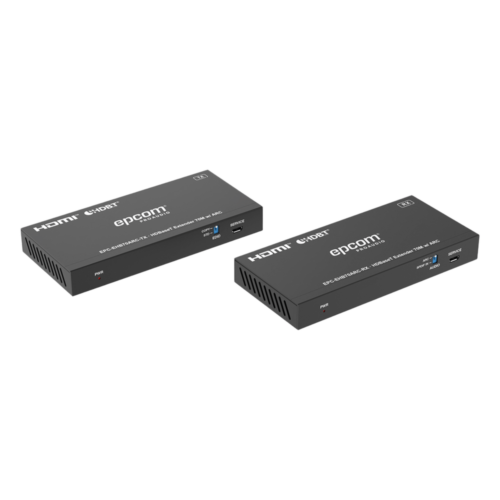 Kit Extensor HDMI | HDBaseT | 70m en 4K@60Hz | Cat5e/6 | Gestión Avanzada EDID | Soporta ARC | Control IR Bidireccional | RS232 | PoC