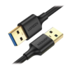 portada_0S1000-807.png Cable USB-A 3.0 a USB-A 3.0 / 1 Metro / Macho a Macho / Conector Niquelado / Núcleo de Cobre Estañado / Blindaje Múltiple / Velocidad 5Gbps / No Requiere Controlador / Compatible con USB2.0 Y USB 1.1