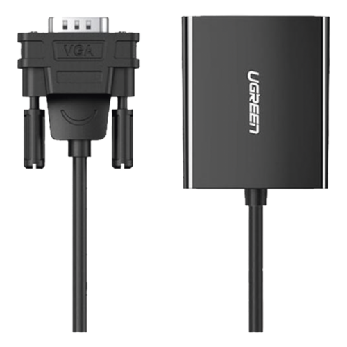 portada_0S1000-818.png VGA Macho / Salida: HDMI Hembra / Resolución de 1080P@60Hz / Puerto Estéreo de 3.5 mm / Plug and Play, Sin Controlador / Longitud del Cable 15 cm (5.91 Pulgadas). / Incluye Cable de Alimentación USB / Incluye Cable de Audio de 3.5mm.