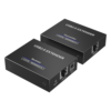 portada_0S1000-830.png Kit EXTENSOR USB 2.0 de 4 Puertos para Distancias de Hasta 150 m | Soporta USB 2.0, USB 1.1 y USB 1.0 | UTP Cat 5e/6/6a/7 | Soporta Switch Gigabit | Ideal para Cámaras WEB, Impresoras, Escáner, Memorias, Mouse, etc.