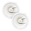 PAR de altavoces de 7 " | montaje de Techo | Diseño TruGrip | Instalacion Sin Herramientas | Woofer de Polipropileno Blanco con Quick Connect