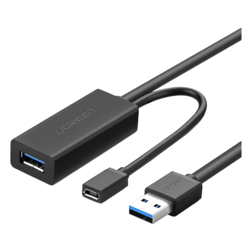 portada_0S1000-838.png Cable de Extensión Activo USB 3.0 con puerto de alimentación Micro USB / 5 Metros / USB 3.0 a 5Gbps / No requiere controlador / Ideal para impresoras, consolas , Webcam, etc.