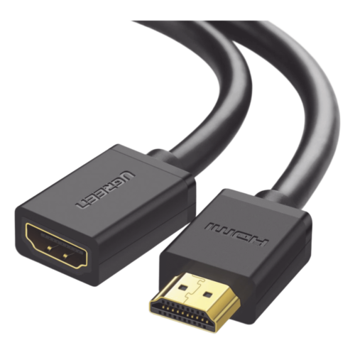 portada_0S1000-862.png Cable Extensor HDMI de 1 Metro (3.28 Pies) / 4K@60Hz / 3D / HDR / Macho a Hembra / Núcleo de Cobre Estañado / Transmisión Estable