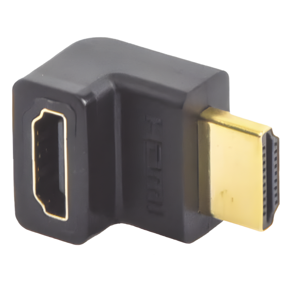 portada_0S1000-864.png Adaptador HDMI de 90 Grados Macho a Hembra / Hacia Arriba / HDMI 2.0 4K@60Hz / Proporciona Flexibilidad Sin Doblar los Cables HDMI