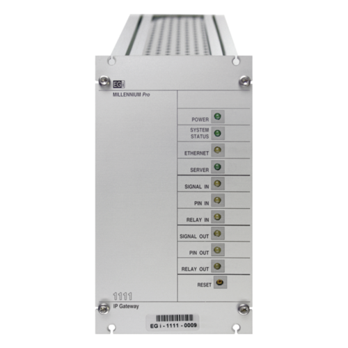 Interfaz Millennium IP para gestión de avisos y música por redes Ethernet por Streaming