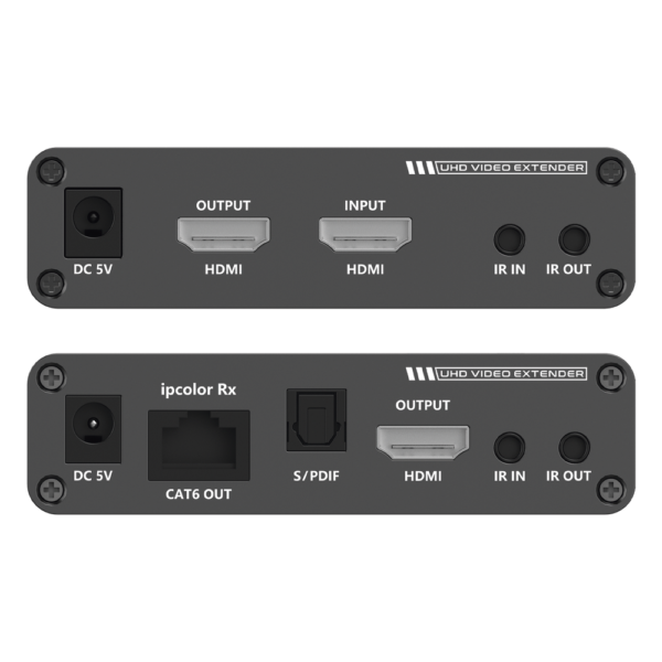 portada_0S1000-891.png Kit Extensor HDMI hasta 700 metros con Conexión en Cascada / 4K @ 60 Hz/ 70 metros PTP con Cat 6, 6a y 7 / IPCOLOR / CERO LATENCIA / SIN COMPRIMIR / Salida Loop / IR bidireccional / Puerto S/PDIF / Soporta ARC / Soporta 10 TT-676-Rx.