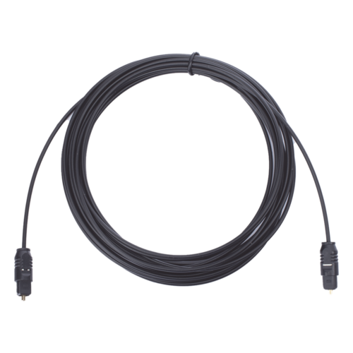 Cable Toslink de Fibra Óptica de 4.6m | Ideal para Mandar Audio Digital para Sistemas de Alta Calidad | Compatible con Amplificadores VSSL
