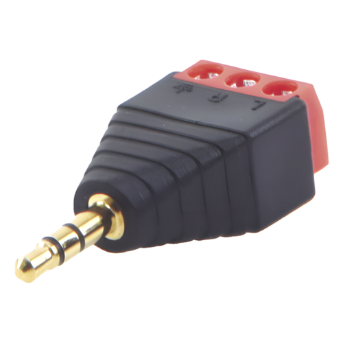 portada_0S1000-923.png Conector de audio de 3.5mm macho a terminal de tornillo de 3 pines