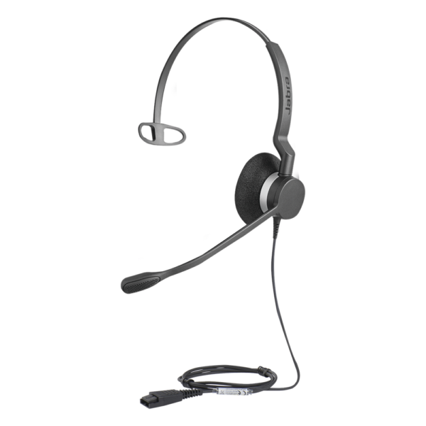 Diadema / Auricular Jabra Biz 2300 Mono / QD / Ultra Resistente / Brazo 360° / Contact Center (2303-820-105)