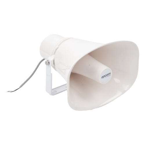 portada_0S1000-955.png Altavoz para Exterior | Tipo Trompeta | 15-30W | 70/100V | IP66 | Material ABS | Bracket de Metal