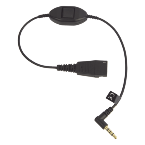 portada_0S1000-961.png Jabra Cord QD a conector de 3.5 mm con Push-to-Talk para teléfonos celulares smartphones (8800-00-103)