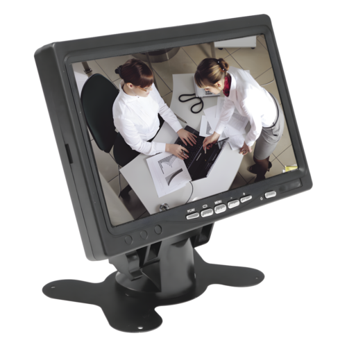 portada_0S1000-982.png Monitor 7" TFT-LCD ideal para colocar en vehículos o DVR/NVR. Entradas de video HDMI, VGA y RCA (CVBS)