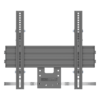 MONTAJE PARA PANTALLAS DE 32 A 65 PULGADAS EN COLUMNA| VESA 100 X 100 HASTA 400 X 400 | COLOR NEGRO| CAP. MAX 35KG