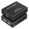 sec_3_0S1000-1.png Kit EXTENSOR USB 2.0 de 4 Puertos para Distancias de Hasta 150 m | Soporta USB 2.0, USB 1.1 y USB 1.0 | UTP Cat 5e/6/6a/7 | Soporta Switch Gigabit | Ideal para Cámaras WEB, Impresoras, Escáner, Memorias, Mouse, etc.