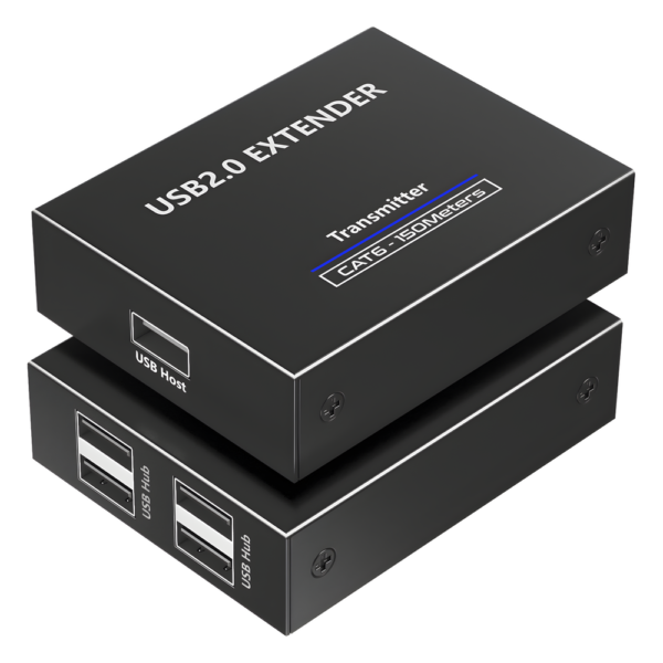 sec_3_0S1000-1.png Kit EXTENSOR USB 2.0 de 4 Puertos para Distancias de Hasta 150 m | Soporta USB 2.0, USB 1.1 y USB 1.0 | UTP Cat 5e/6/6a/7 | Soporta Switch Gigabit | Ideal para Cámaras WEB, Impresoras, Escáner, Memorias, Mouse, etc.