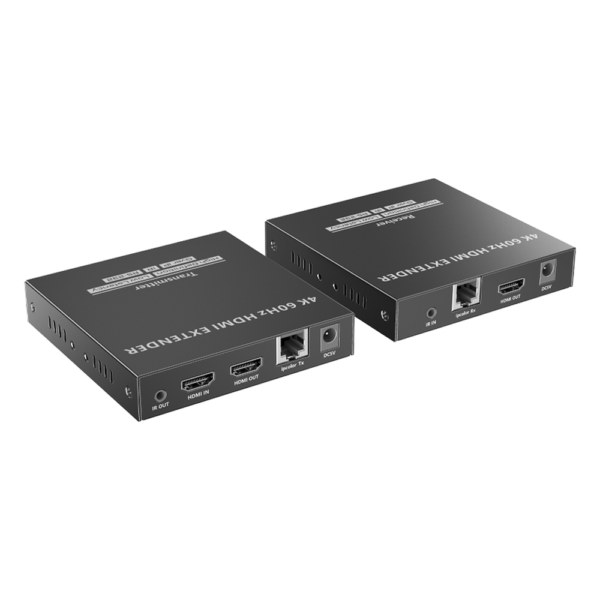 sec_4_0S1000-42.png Kit Extensor HDMI para distancias de 120 metros | Soporta resolución 4K @60Hz | Cat 6, 6a y 7 | Salida Loop en el Tx para visualización local | Soporta control remoto del equi