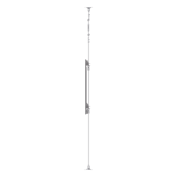 Montaje Cableado de Acero| Suelo a Techo| Capacidad Máx. de Carga 30kg| Para Pantallas de 32" ~ 75"| VESA 400 x 600