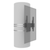 MONTAJE PARA PANTALLAS DE 32 A 65 PULGADAS EN COLUMNA| VESA 100 X 100 HASTA 400 X 400 | COLOR NEGRO| CAP. MAX 35KG