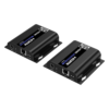 sec_4_0S1000-47.png Kit extensor para distancias de hasta 200 metros | Resolución 4K @60Hz | Cat 6 | Conexión uno a uno y uno a muchos hasta 120 mts | Compatible con Switch gigabit | Control IR