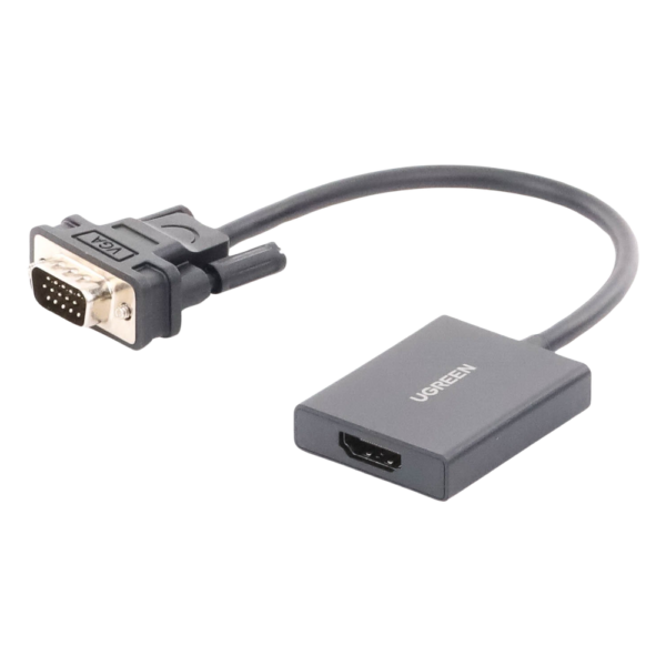 sec_5_1S1000-11.png VGA Macho / Salida: HDMI Hembra / Resolución de 1080P@60Hz / Puerto Estéreo de 3.5 mm / Plug and Play, Sin Controlador / Longitud del Cable 15 cm (5.91 Pulgadas). / Incluye Cable de Alimentación USB / Incluye Cable de Audio de 3.5mm.