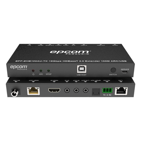 sec_5_1S1000-119.png Kit Extensor HDMI | 4K2K@60HZ | HDR 4:4:4 | HDBaseT | 100M | Salida de Audio | HDCP 2.2 | IR Bidireccional | Admite la función USB KVM