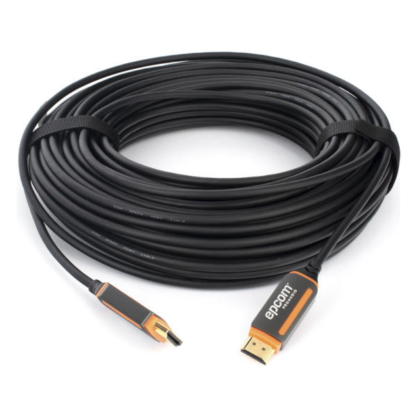 sec_5_1S1000-121.png Cable HDMI de Fibra Óptica de 30 Metros (98.43 Pies) | Alta Definición | Versión 2.0 | Alta Velocidad 18Gbps | 4K@60Hz | HDCP 2.2 | Resistente a EMI y RFI