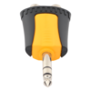 sec_5_1S1000-173.png Conector Estéreo | 1/4in - 2 x RCA hembra | Adaptador de Carcasa de Plastico |