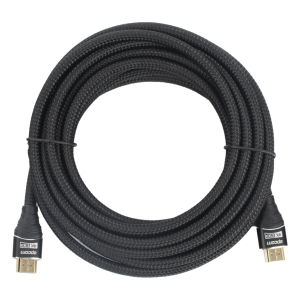 sec_5_1S1000-200.png Cable HDMI de 5 Metros (16.40 Pies) | Alta Definición | Longitud | Versión 2.0 | Alta Velocidad 18Gbps | 4K@60Hz | Conectores Chapados en Oro | Tipo Redondo