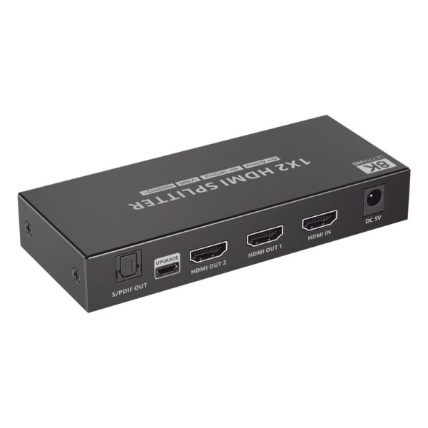 sec_5_1S1000-212.png Splitter HDMI 1x2 | Velocidad de trasmisión 48 Gbps| Resolución 8k | Salida de audio| HDCP 2.3