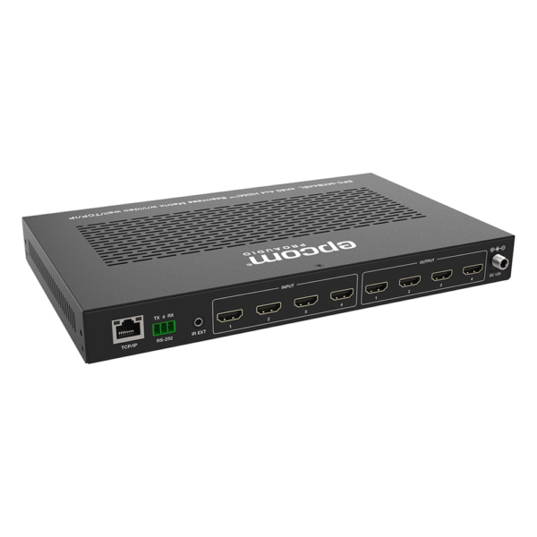 sec_5_1S1000-301.png Matriz HDMI 4×4 | Video Wall | Seamless Switch | 10 Modos de Visualización | 4K@60Hz 4:4:4 | HDMI 2.0b y HDCP 2.2 | Control vía Web, IR, RS-232 y TCP/IP