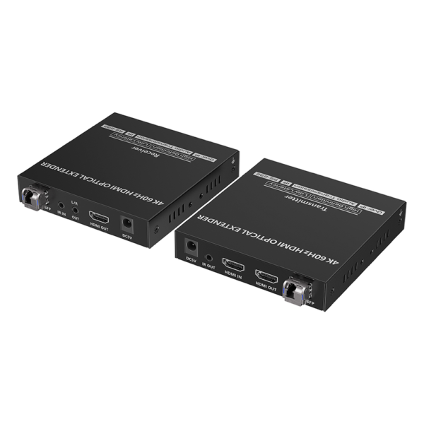 sec_5_2S1000-155.png Kit extensor por fibra óptica | Hasta 40 kilómetros| 4K@60Hz | con IR | RS232