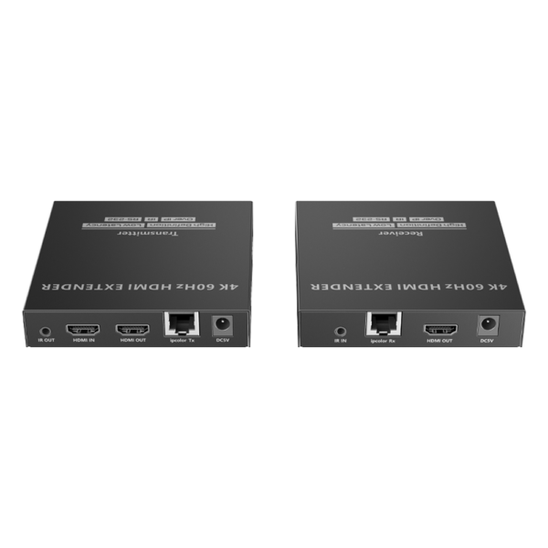 sec_5_2S1000-161.png Kit Extensor HDMI para distancias de 120 metros | Soporta resolución 4K @60Hz | Cat 6, 6a y 7 | Salida Loop en el Tx para visualización local | Soporta control remoto del equi