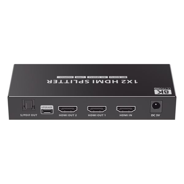 sec_5_2S1000-168.png Splitter HDMI 1x2 | Velocidad de trasmisión 48 Gbps| Resolución 8k | Salida de audio| HDCP 2.3