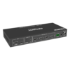 Videowall 4K 1x4 | HDMI & USB-C | 8 Modos de Visualización | Audio Óptico/Analógico | Control RS-232/IR | Plug & Play
