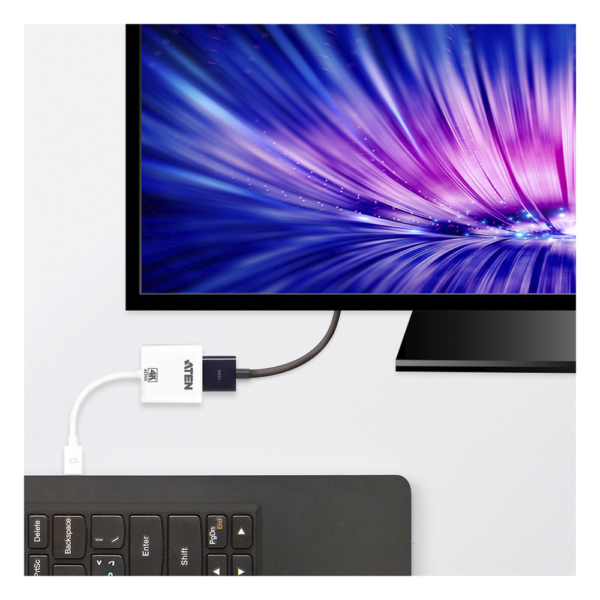 Adaptador activo de Mini DisplayPort a HDMI 4K | DisplayPort 1.2a | Compatible con audio