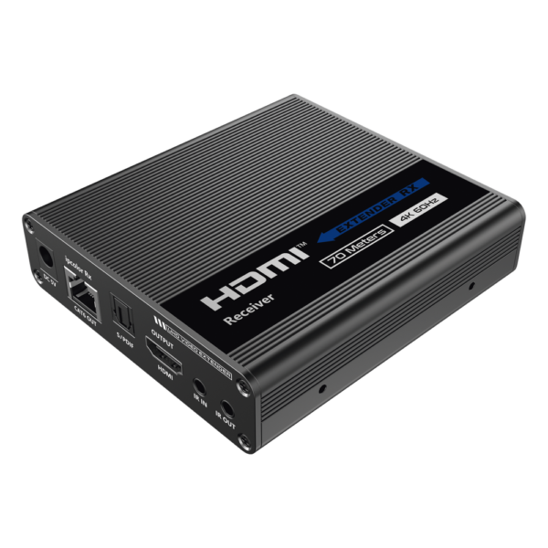 sec_5_2S1000-49.png Receptor Compatible para Kits TT- 676 / 4K@60Hz con IR / Distancia de 70 Metros / Conexión en Cascada de hasta 10 Receptores con TT676.