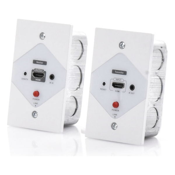 sec_5_2S1000-67.png Kit Extensor HDMI en PLACAS DE PARED para distancias de 40 metros / Resolución 1080P @ 60 Hz / Cat 6/6A/ 7 / HDR/ Cero Latencia / Soporta Control Remoto / Placa de pared de 2.74 x 4.49” (tamaño estándar de EE.UU.).