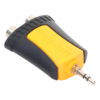 sec_5_3S1000-118.png Conector Estéreo | 3.5 mm - 2 x conector Hembra RCA | Adaptador de Carcasa de Plástico