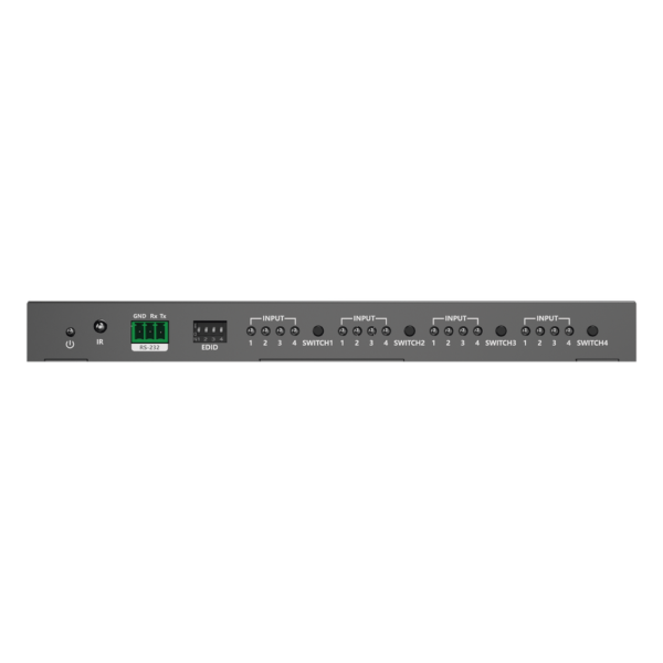 sec_5_3S1000-122.png Matricial 4x4 HDMI | 4K@60Hz | Soporta HDR10 | Configuración EDID | Múltiples Modos de Conmutación