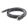 sec_5_3S1000-125.png Cable DP Macho a HDMI Macho / Longitud 1.50 Metros (4.92 Pies) / Soporta 4K@30Hz / Soporta 3D / Cobre EstaÑado 28AWG / Blindaje Interno MÚltiple / TransmisiÓn Unidireccional / BotÓn de LiberaciÓn / Chip de Última