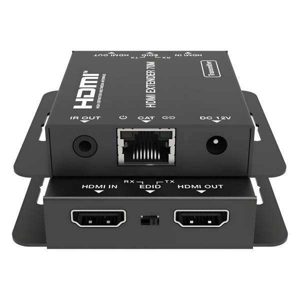 Kit Extensor HDMI | 4K2K@40m | 1080p@70m | Cat5e/Cat6 | Soporte PoC | HDMI Loop | Transmisión IR