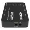 Switch HDMI 5x1 | 18Gbps | 4K@60Hz | YCbCr 4:4:4 | HDR, Dolby Vision y HLG | Soporte 3D | Conmutación Automática y Manual | Diseño Compacto