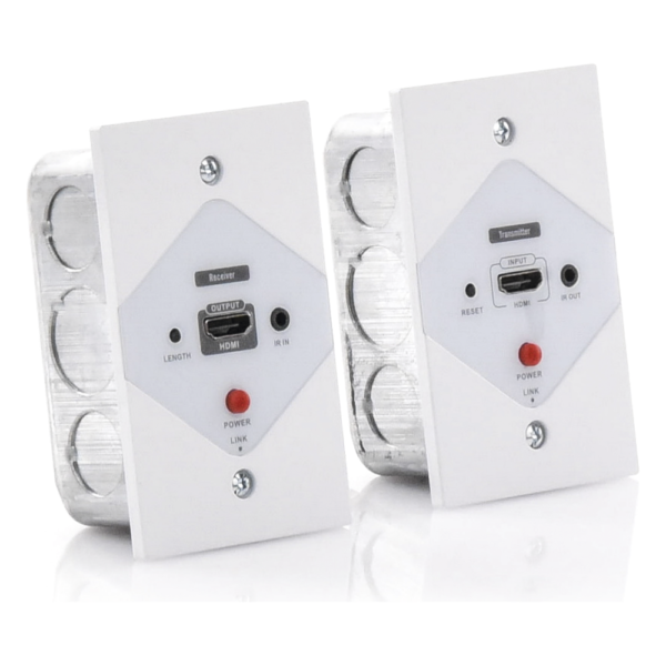 sec_5_4S1000-39.png Kit Extensor HDMI en PLACAS DE PARED para distancias de 40 metros / Resolución 1080P @ 60 Hz / Cat 6/6A/ 7 / HDR/ Cero Latencia / Soporta Control Remoto / Placa de pared de 2.74 x 4.49” (tamaño estándar de EE.UU.).