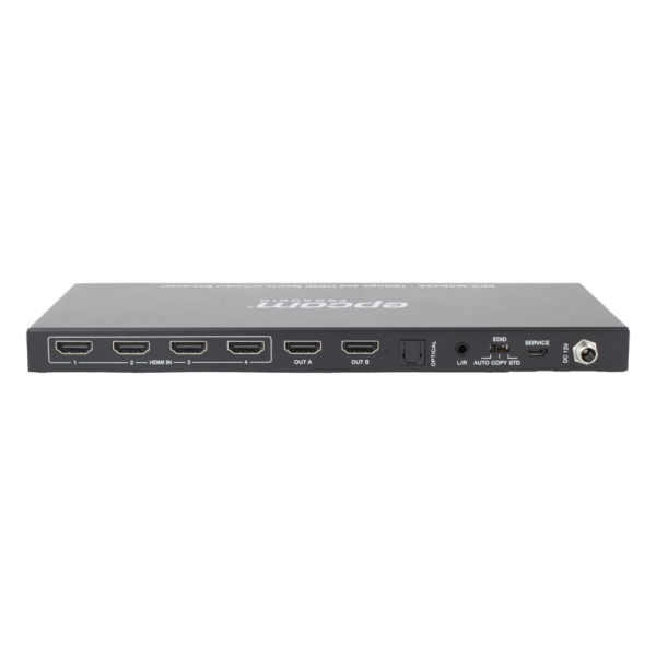 sec_5_4S1000-49.png Matricial HDMI | 4x2 | 4K2K@60Hz | HDR | YCbCr 4:4:4 | EDID Auto | Extractor de Audio | Salida de audio análoga y digitalizados | HDCP 2.2 | 18 Gbps